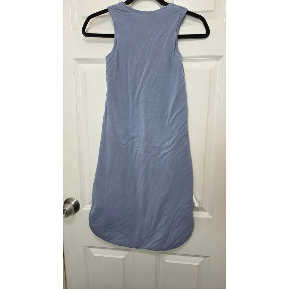 BubblePanda Sleep Sack Unisex XL Blue Bamboo Rayon 1.0 TOG Wearable Blanket
